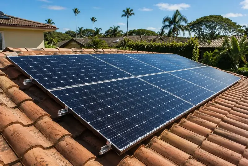 Installation de panneaux solaires à Ensigné